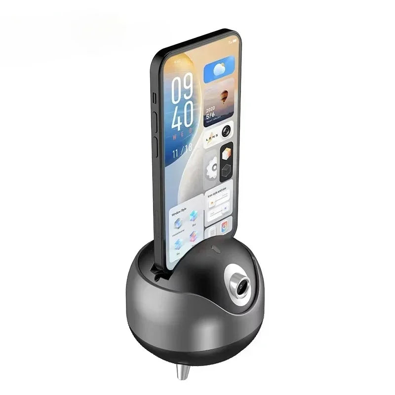 AI 360° Auto Face Tracking Phone Holder & Tripod Intelligent Rotating Stabilizer with Universal Joint