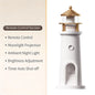 Moon Lamp Projection Lighthouse Lamps Night Light Remote Control Bluetooth Music Motion Sensor Ambient Lights Xmas Birthday Gift