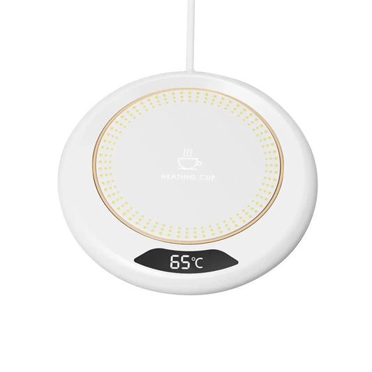 USB Thermostatic Heating Coaster with 3-Speed Control 55°C Constant Temperature Cup Warmer