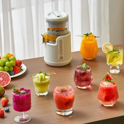 Large-Diameter Orange Juicer Juice And Pulp Separator Home Tea Shop Vegetable Fruit Juicing Machine for Kitchen Use