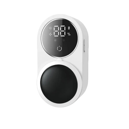 Electric Toothbrush Holder with Digital Charge Display Wall-Mounted Induction Charging Stand