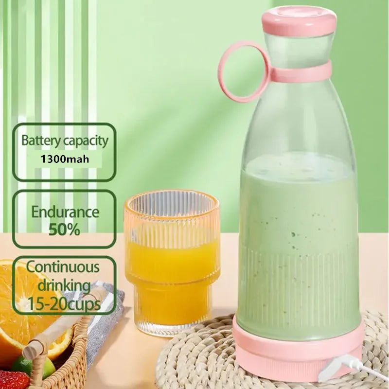 Electric Juicer Cup – 6 Blade USB Portable Blender Fresh Juice & Milkshake Mixer for Smoothies