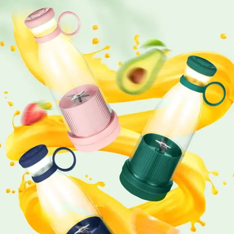 Electric Juicer Cup – 6 Blade USB Portable Blender Fresh Juice & Milkshake Mixer for Smoothies