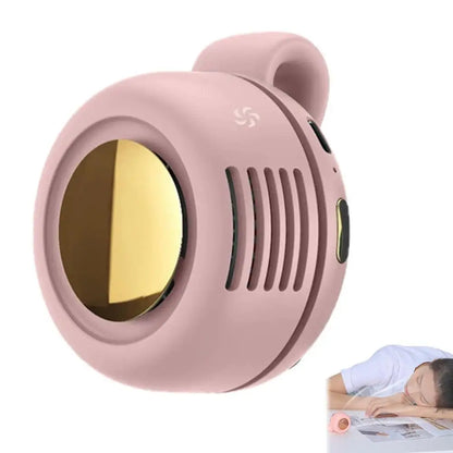 Portable Mini Bladeless Fan – Clip-On Waist Fan 3-Speed Cooling for Outdoor Travel & Daily Use