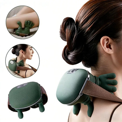 Raymay Bionic Neck Shoulder Massager N7 Kneading Shawl 3-Level Modes for Neck, Waist, Leg & Body Massage