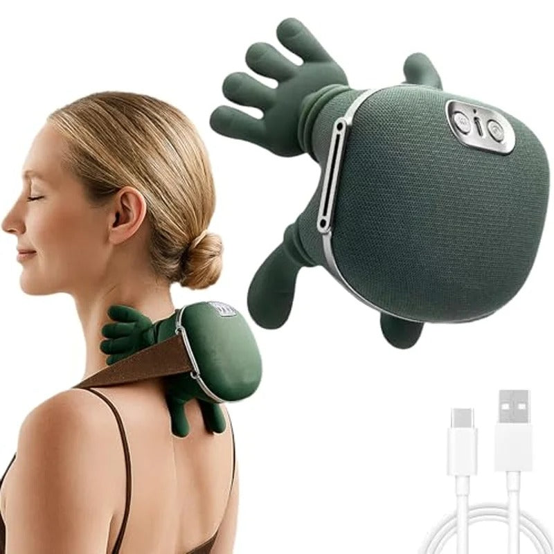 Raymay Bionic Neck Shoulder Massager N7 Kneading Shawl 3-Level Modes for Neck, Waist, Leg & Body Massage